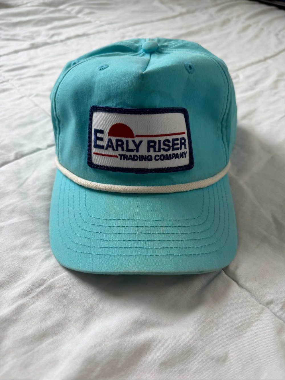 Early Riser Trading Company Turquoise Rope Trucker Hat